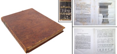 Benjamin, Asher/Boston, Mass.: 1835 Ed."Practice Of Architexture" Book