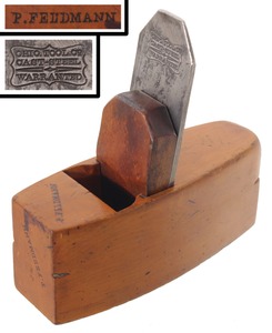 Unmarked: Solid Boxwood "Toothing" Plane