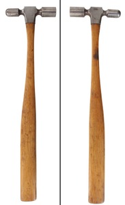 Unmarked: Artfully Crafted Metal Wkg. Hammer