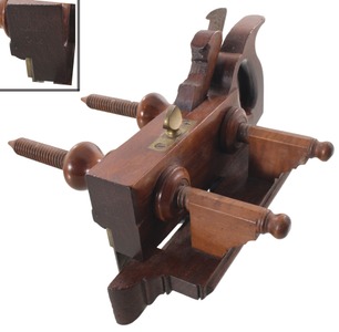 D.R. Barton & Company, Rochester, New York: Handled Rosewood Plow Plane