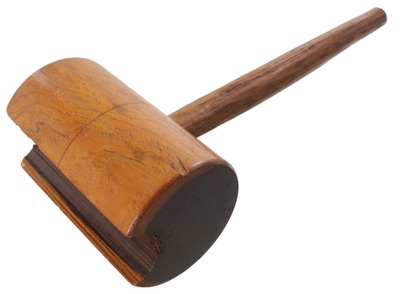 Unmarked: Spectacular Lignum, Vitae "Serving" Mallet