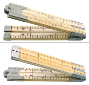 Standard Rule Company, Unionville, Connecticut, No. 88 1/2: One Foot/ Four Fold Folding Rule