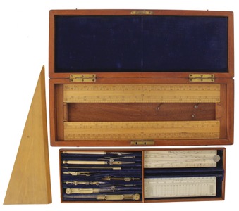 Unmarked: Extra Clean Large Size Drafting Set