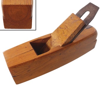 Unmarked: Sapwood Lignum Vitae Smooth Plane