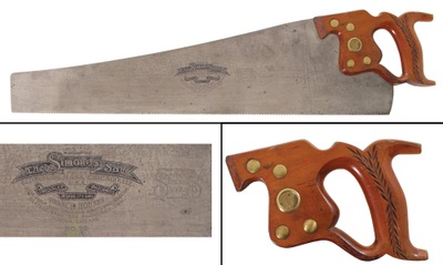 Simonds Saw & Steel Company, Fitchburg, Massachusetts, No. 72: 26" 12 Point Crosscut Saw