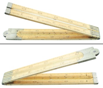 W.F. Stanley, 3 Great Turnstile, London, England: Two-Foot, Four Fold Folding Rule