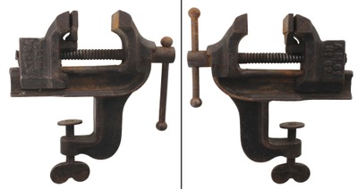 Athol Machine Company, Athol, Massachusetts, No. 62: Rare Pivoting Jaw Bench Vise
