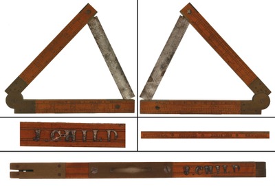 Stephens & Company, Riverton, Connecticut, No. 36: Rare Unbound Vers. Folding Rule