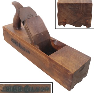B. Sheneman, Market Street, Philadelphia, Pennsylvania: Rare Dbl. Marked Hdl C1 Molding Plane