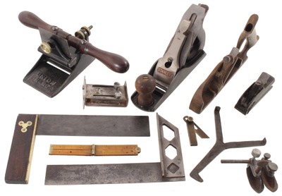 Assorted Makers: Lot Of Sound & Usabl Woodworking Tools