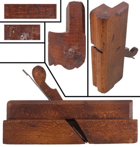Chase, James/Gilmanton, N.H.: Early Ogee Form Molding Plane