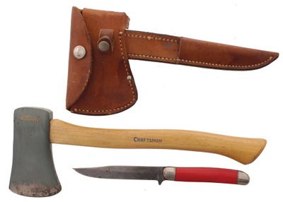 Sears, Roebuck & Company, Chicago, Illinois: Extra Clean Comb. Knife & Hatchet