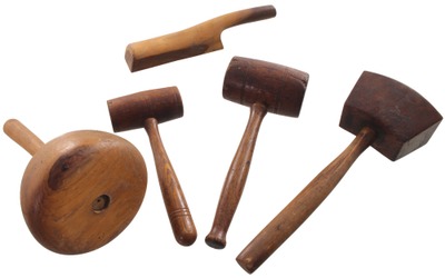 Assorted Makers: Coll. Of Five Spec. Purp. Mallets