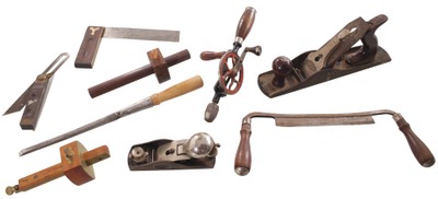 Assorted Makers: Lot Of Clean & Usabl Woodworking Tools