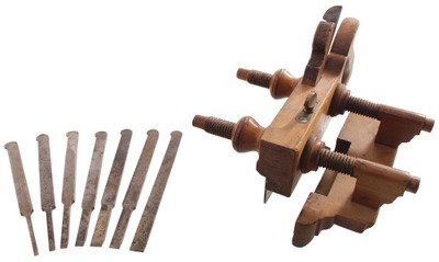 Ohio Tool Company (Unmarked), No. 96 1/2: Beech Handle Plow Plane