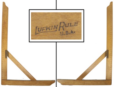 Lufkin Rule Company, Saginaw, Michigan: Extra Clean Three Foot Glazier's Squar