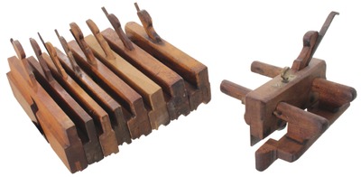 Nelson, 122 Edgeware Road, London, England: Stepped Set Of 8 Bead Molding Plane