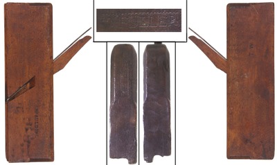 Jo. Fuller: Early Yellow Birch Bead Molding Plane