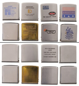 Zippo Mfg. Co./Bradford, Pa: Coll. Of Eight Adver T. Tape Measures