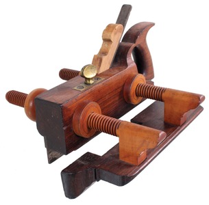 Winsted Plane Manufacturing Company: Handled Rosewood Scr Arm Plow Plane