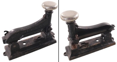 Acme Staple Company, Philadelphia, Pennsylvania, No. 4: Zwissler's Pat. Bree Ch Loading Stapler