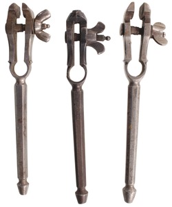 Unmarked: Three Early Type Hand Vises