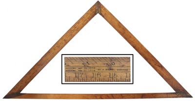 George Moore, Scotch Plains, New Jersey: Patent "Bias Cutting Square