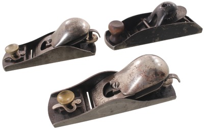 Stanley Rule & Level: Three Early Type Block Planes
