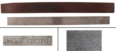 D. & S., Bangor, Maine: 24" Machinist's Bench Rule