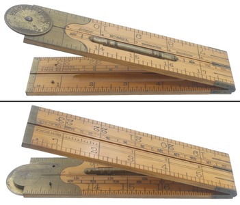 Lufkin Rule Company, Saginaw, Michigan, No. 863 L: 12" Improved Mitre Square