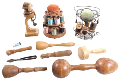 Assorted Makers: Two Early Type Sewing Stands