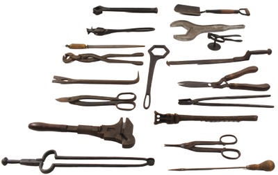 Assorted Makers: Forged Iron Tools Opportunity Lot