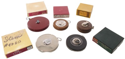 Assorted Makers: Five Original Box Tape Measures