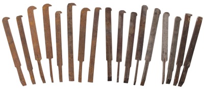 Assorted Makers: Three Partial Sets O Plow Planeutting Irons