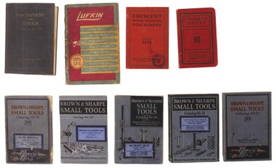 Brown & Sharpe Manufacturing Company, Providence, Rhode Island: Six Early Brown & Sharpe Catalogues