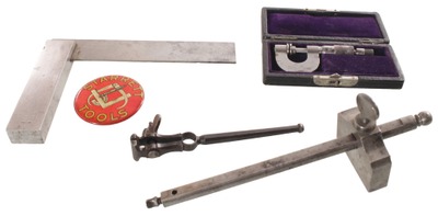Assorted Makers: Five Early Type Machinists' Tools