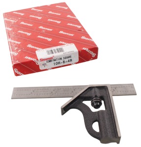 L.S. Starrett Company, Athol, Massachusetts, No. 10 H: Unused 6" Machinist' Combination Square