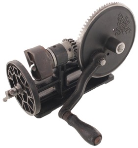 Stanley Rule & Level, No. 77: Hand Crank Dowel Machine