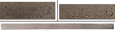 L.S. Starrett Company, Athol, Massachusetts, No. 1386: Extra Clean 48" Straight Edge