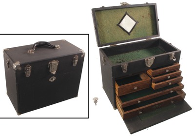 H. Gerstner & Sons, Dayton, Ohio: Classic Leather Cove Machinist Tool Chest