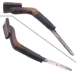 Unmarked, No. CK: Classic Native Amer. Crooked Knife