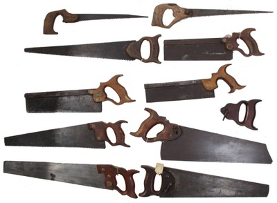 Assorted Makers: Lot Of Assorted Early Hand Saw