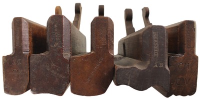 Assorted Makers: Five 18th C. English Molding Planes