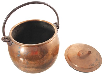 Unmarked: Massive Solid Copper Cooking Pot