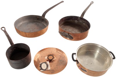 Assorted Makers: Lot Of Early Type Cooking Utensils