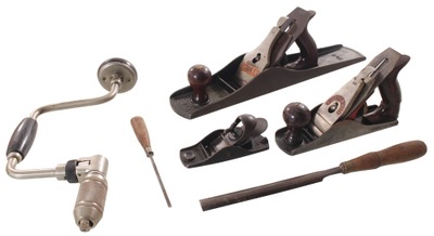 Assorted Makers: Lot Of Clean & Usabl Woodworking Tools