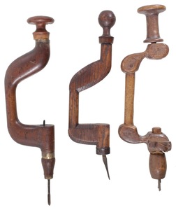 Assorted Makers: Three Early Wooden Braces