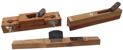Assorted Makers: Three Clean Japanese Woodworking Planes