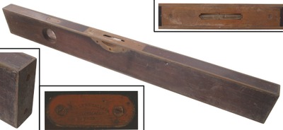 Millers Falls Company, Millers Falls, Massachusetts, No. 1: Fully Brass Bound Rosewood Level