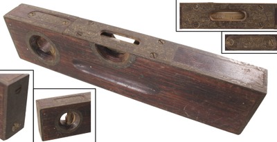 STANLEY (Unmarked), No. 98: Brass-Bound Rosewood Level